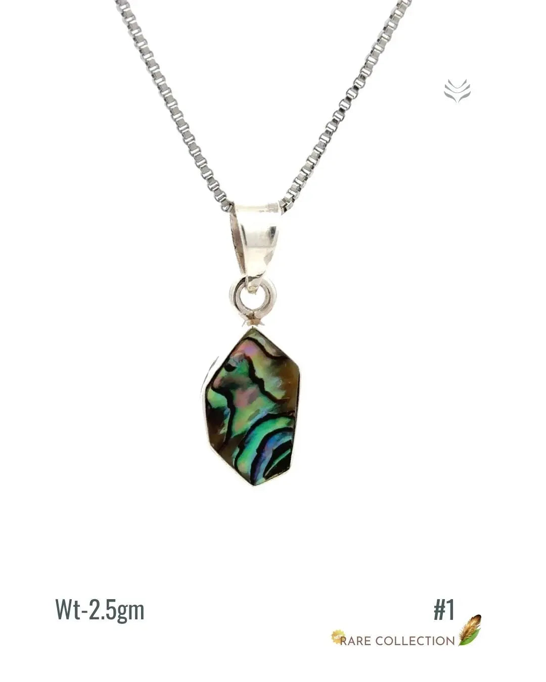 Lightcoded Anti-worry Abalone Shell Pendant 
