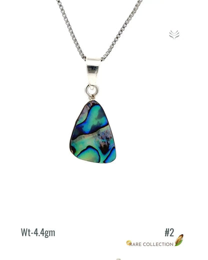 Lightcoded Anti-worry Abalone Shell Pendant 