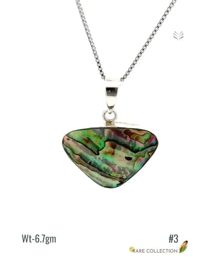 Lightcoded Anti-worry Abalone Shell Pendant 