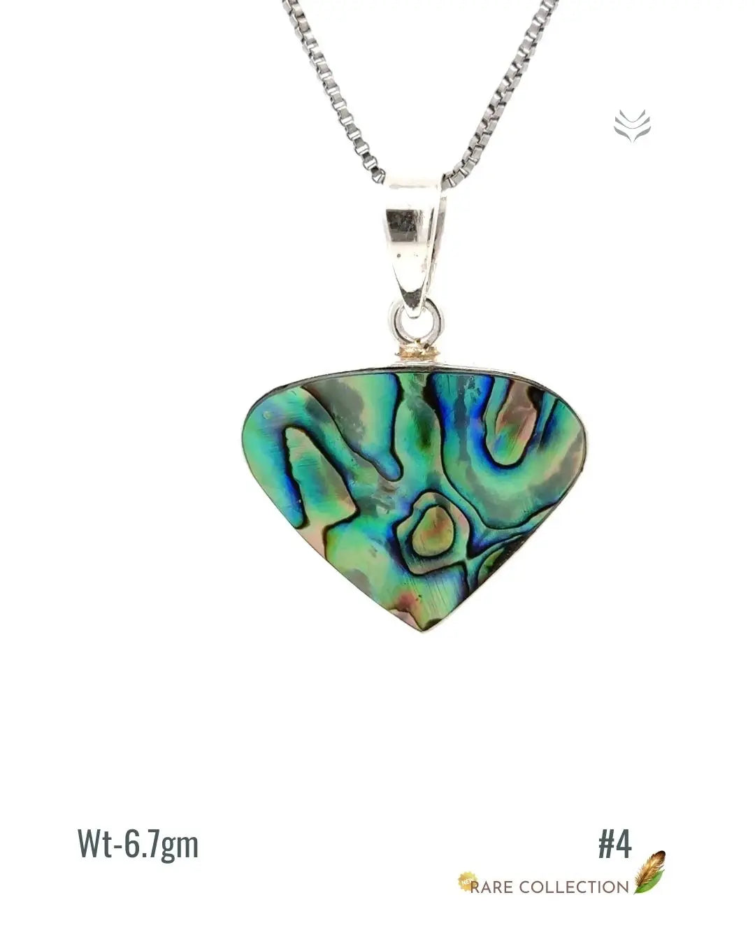 Lightcoded Anti-worry Abalone Shell Pendant 