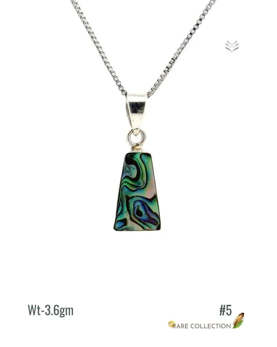Lightcoded Anti-worry Abalone Shell Pendant 