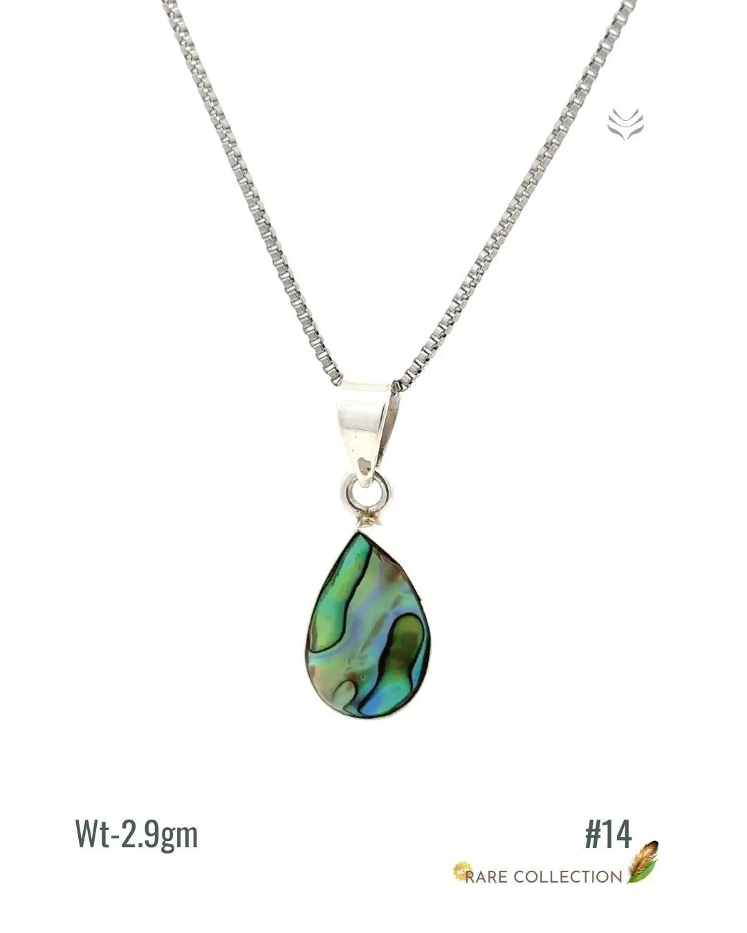 Lightcoded Anti-worry Abalone Shell Pendant 