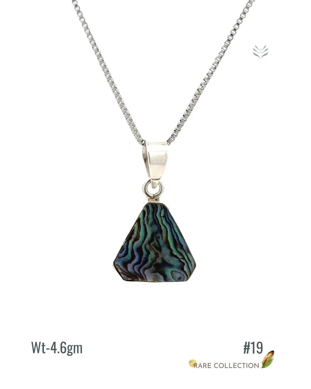 Lightcoded Anti-worry Abalone Shell Pendant 