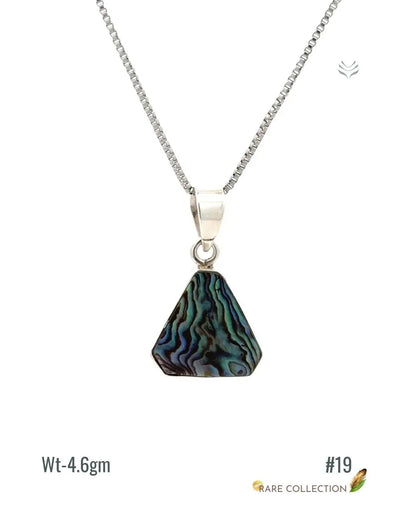 Lightcoded Anti-worry Abalone Shell Pendant 