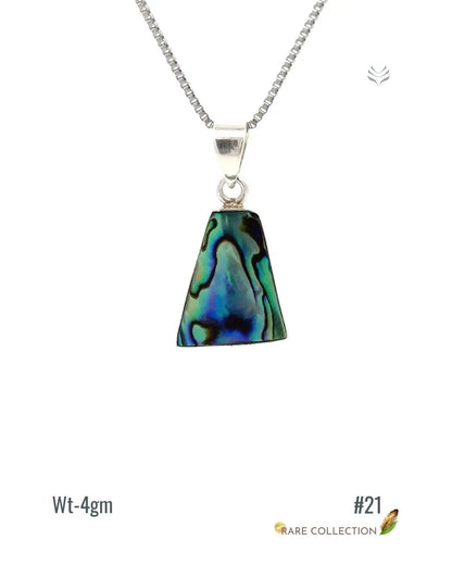 Lightcoded Anti-worry Abalone Shell Pendant 