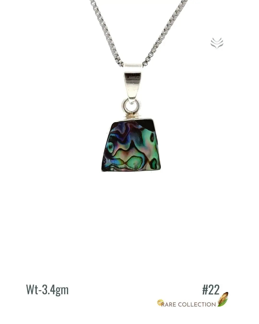 Lightcoded Anti-worry Abalone Shell Pendant 