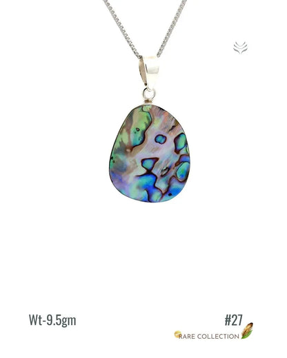 Lightcoded Anti-worry Abalone Shell Pendant 