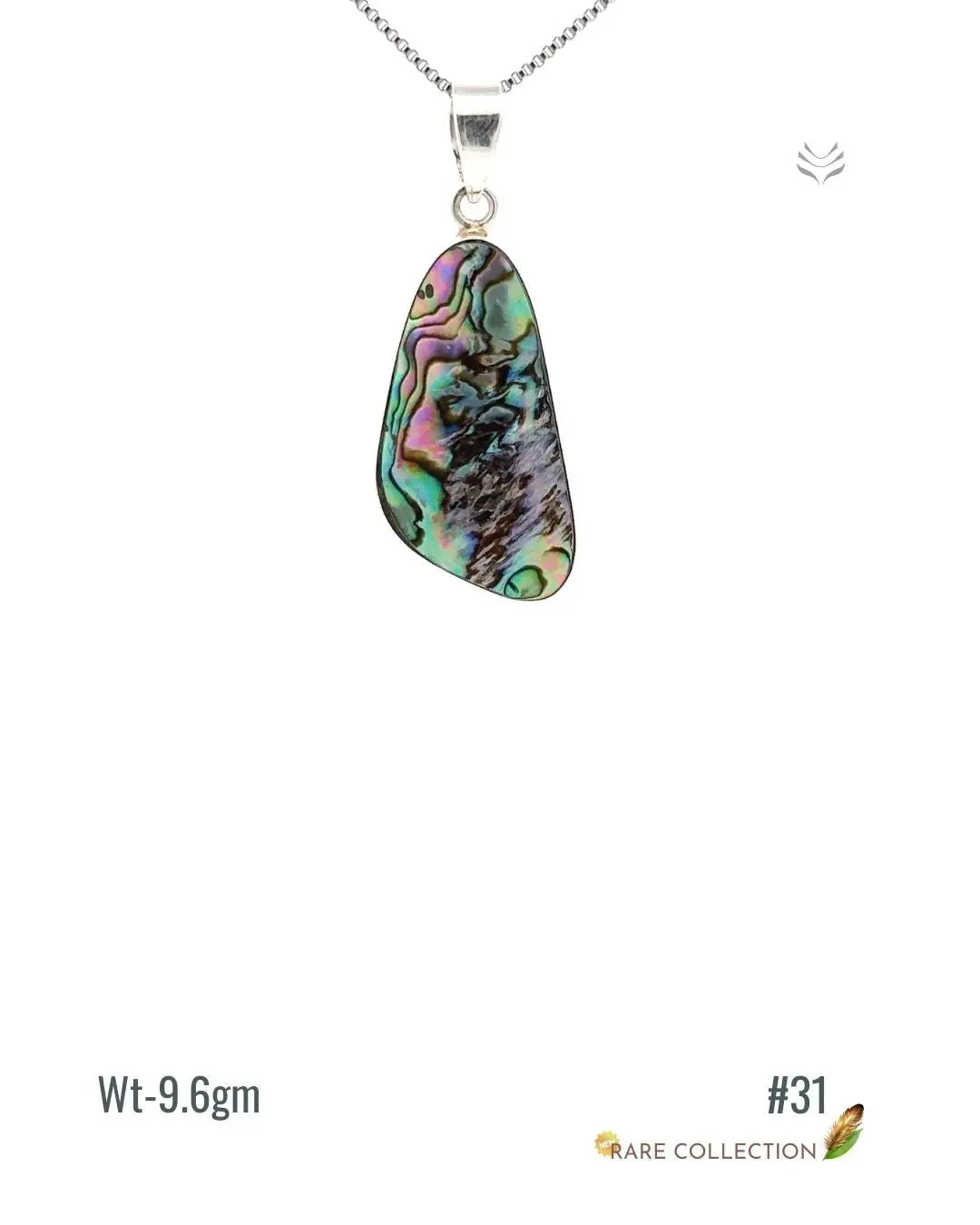 Lightcoded Anti-worry Abalone Shell Pendant 