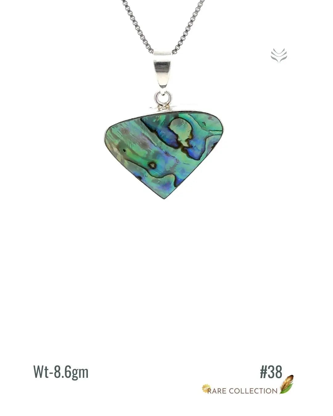 Lightcoded Anti-worry Abalone Shell Pendant 