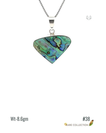 Lightcoded Anti-worry Abalone Shell Pendant 