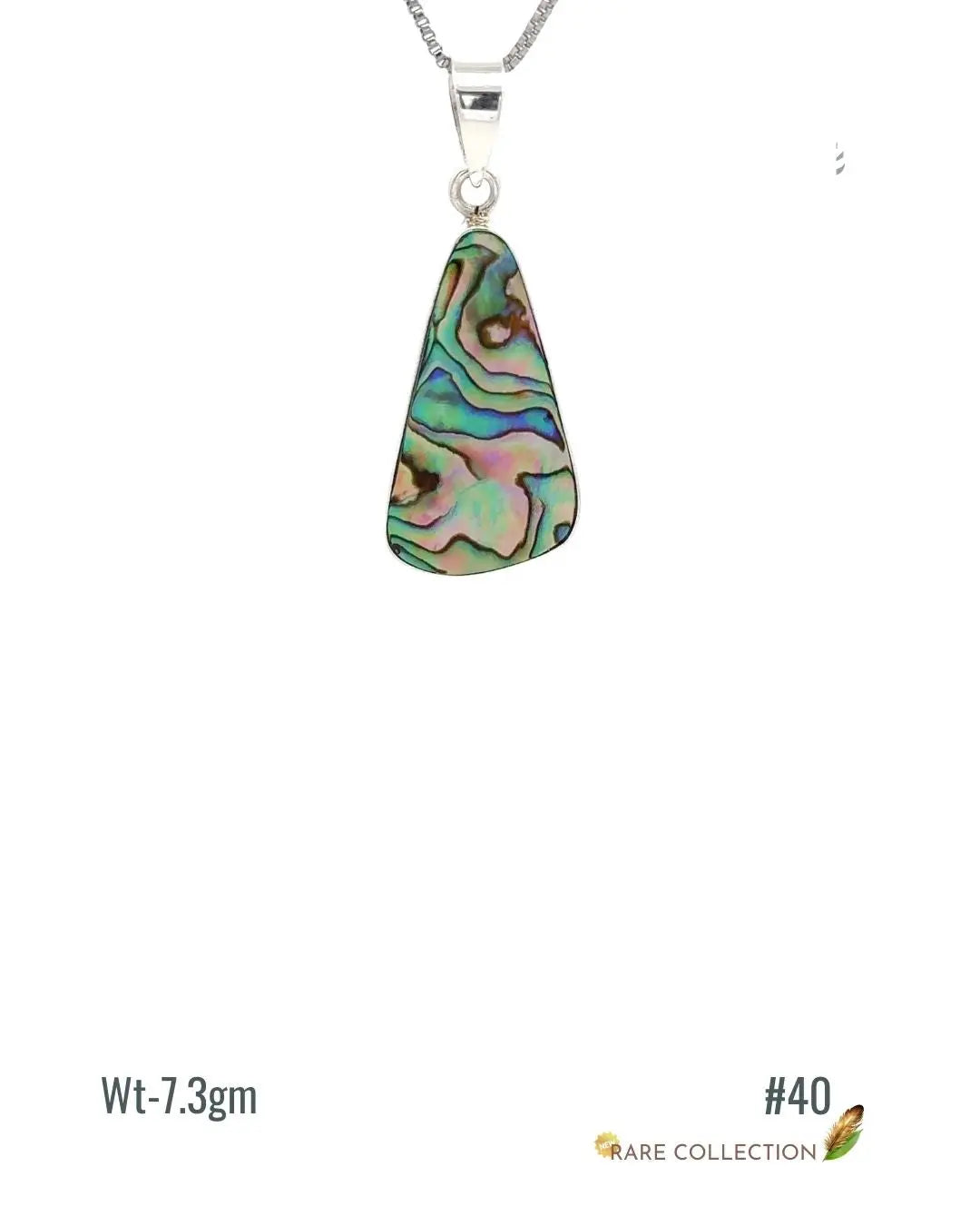 Lightcoded Anti-worry Abalone Shell Pendant 