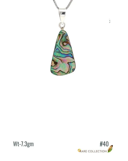 Lightcoded Anti-worry Abalone Shell Pendant 