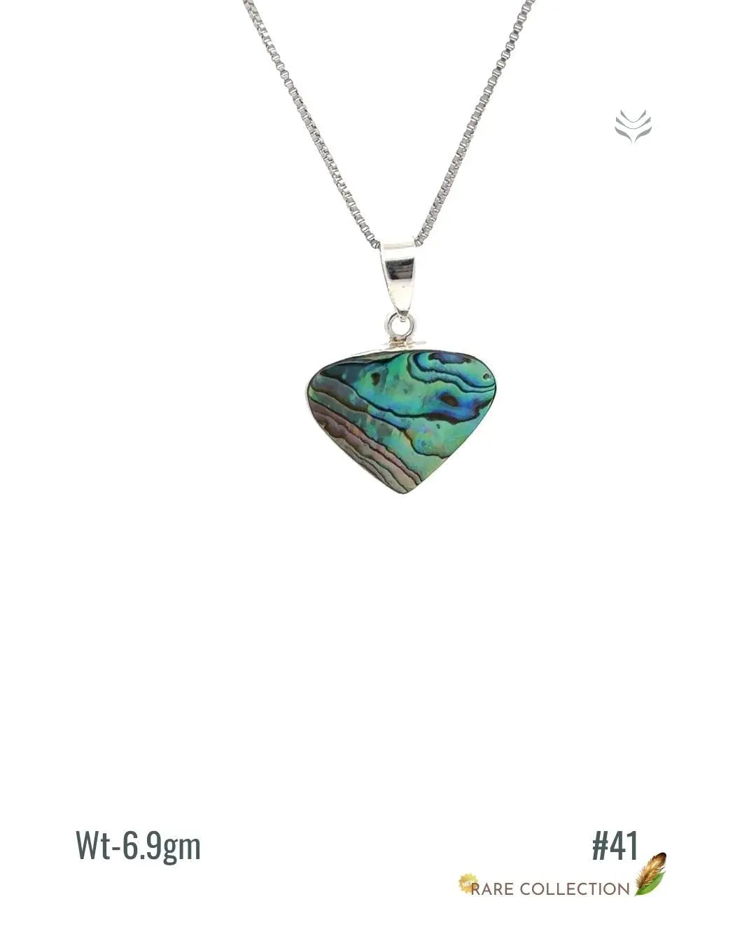 Lightcoded Anti-worry Abalone Shell Pendant 