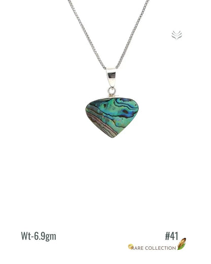 Lightcoded Anti-worry Abalone Shell Pendant 