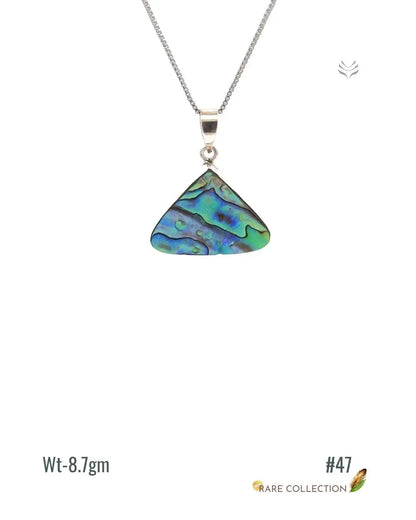 Lightcoded Anti-worry Abalone Shell Pendant 
