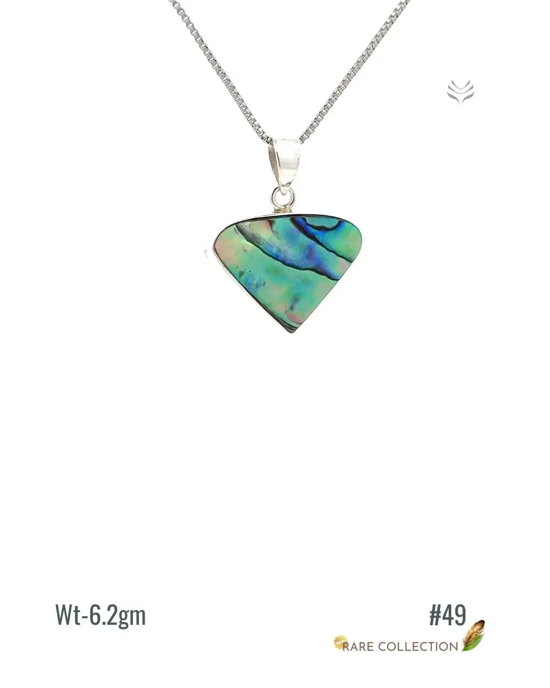 Lightcoded Anti-worry Abalone Shell Pendant 