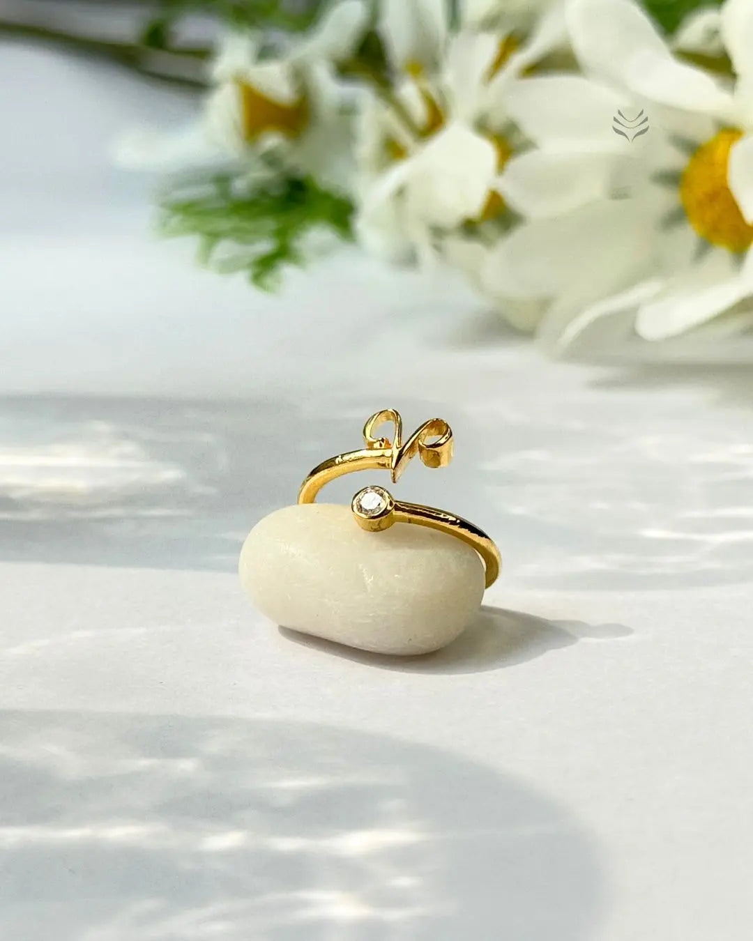 Lightcoded Aries – Moissanite Zodiac ring 