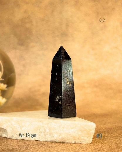 Lightcoded Covellite Tower 