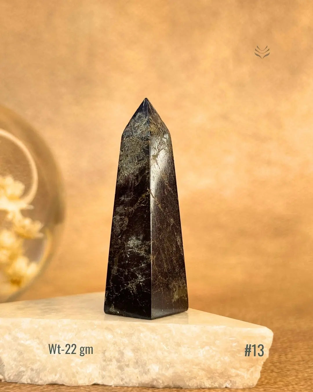 Lightcoded Covellite Tower 