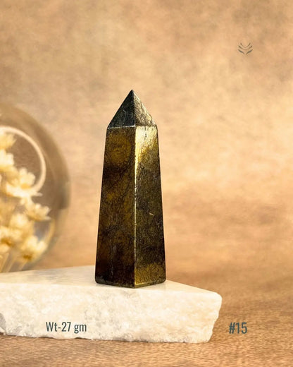 Lightcoded Covellite Tower 