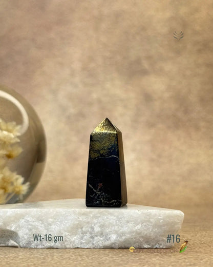 Lightcoded Covellite Tower 