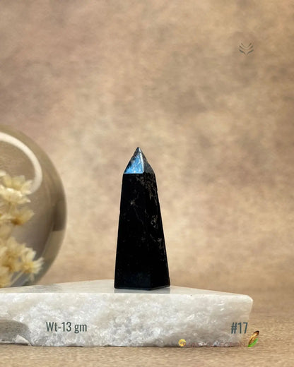 Lightcoded Covellite Tower 