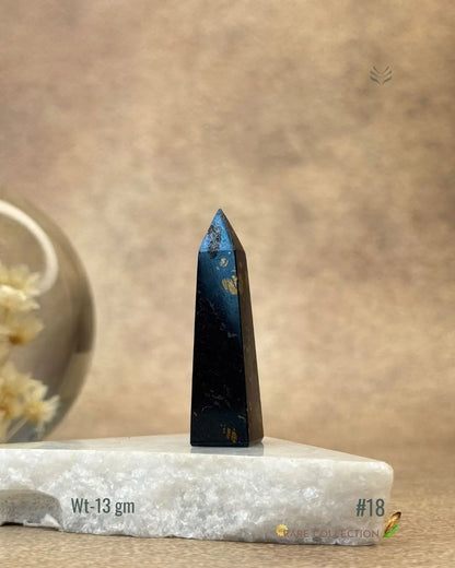 Lightcoded Covellite Tower 