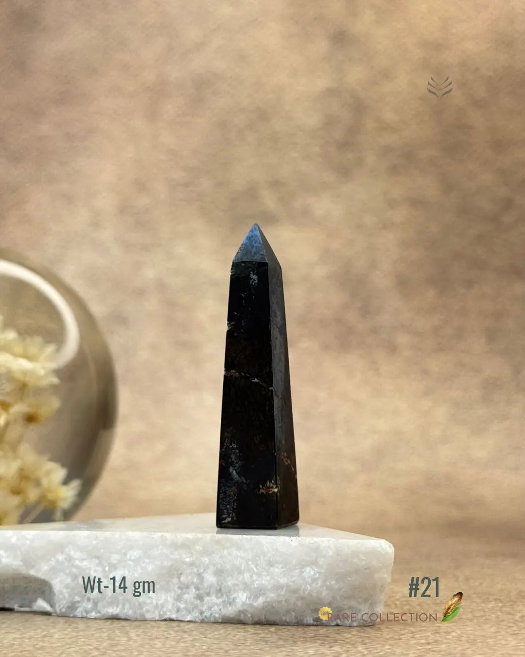 Lightcoded Covellite Tower 