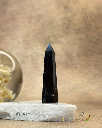 Lightcoded Covellite Tower 