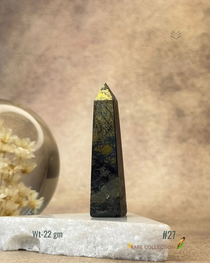 Lightcoded Covellite Tower 