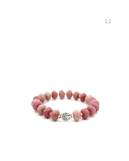 Lightcoded Find Love Energy Rhodonite Bracelet 