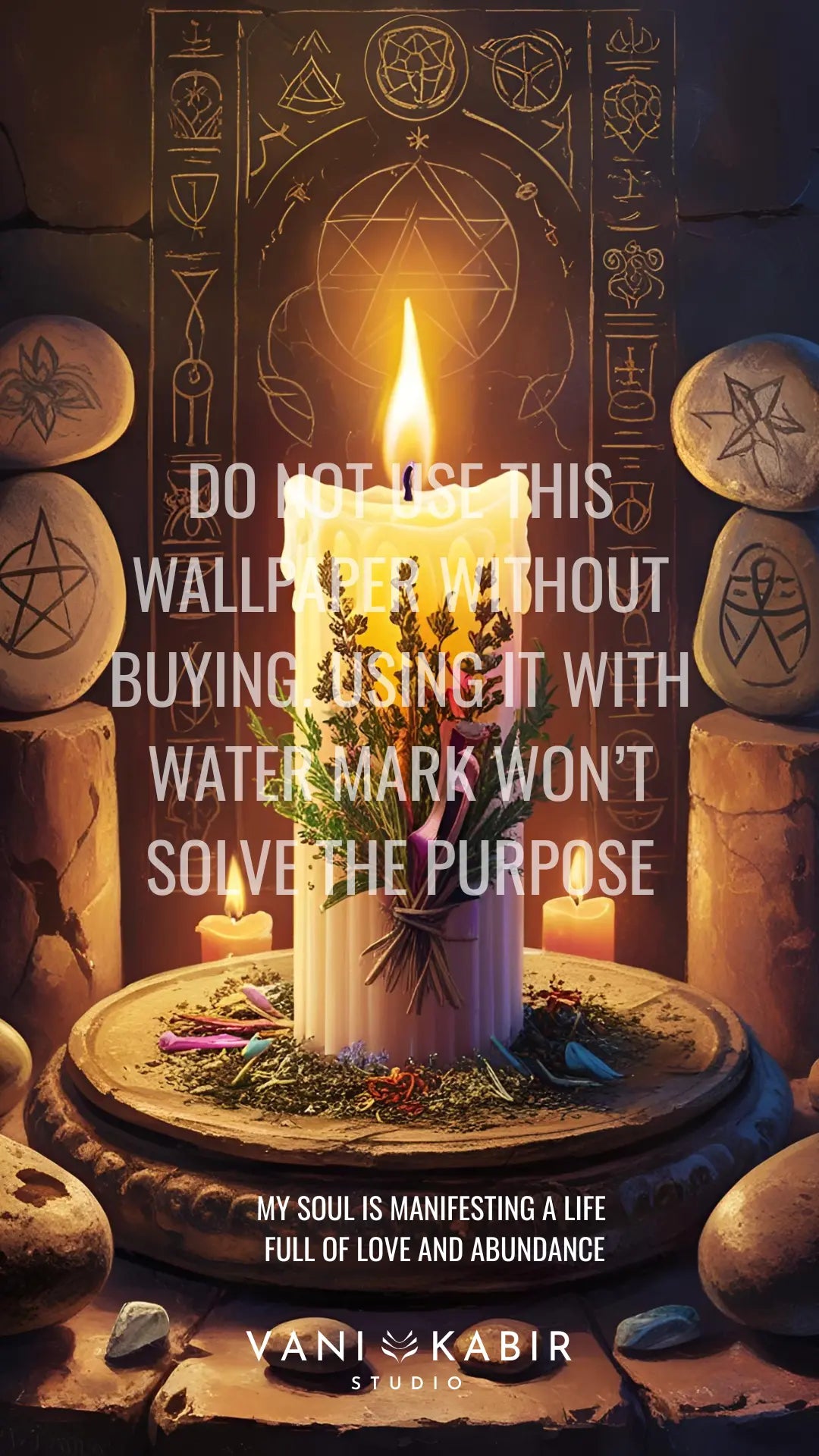 Lightcoded Love & Abundance Mobile Wallpaper 