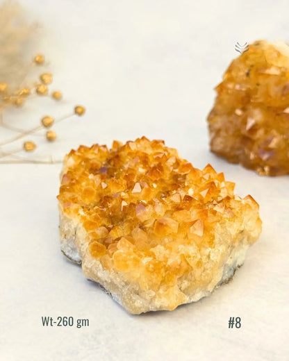 Lightcoded Madagascar Citrine Cluster 