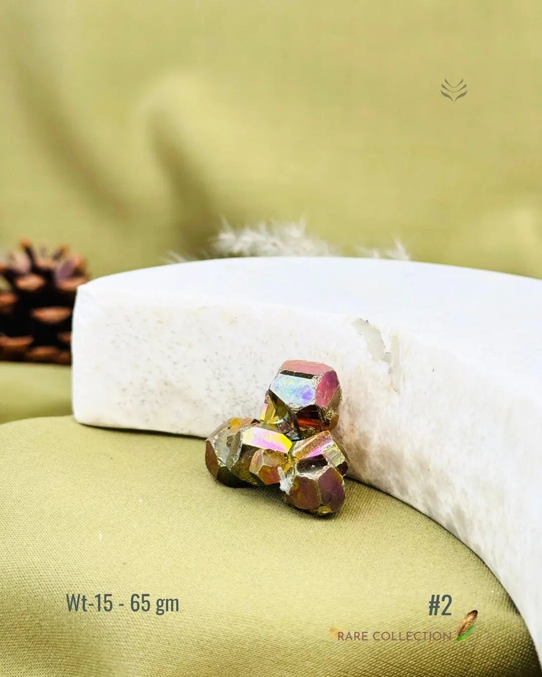 Lightcoded Mini Magick Iron Pyrite with Clear Quartz 