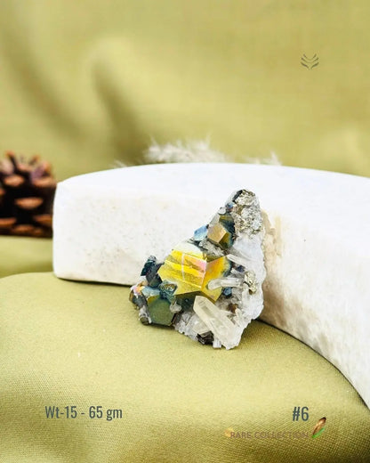 Lightcoded Mini Magick Iron Pyrite with Clear Quartz 