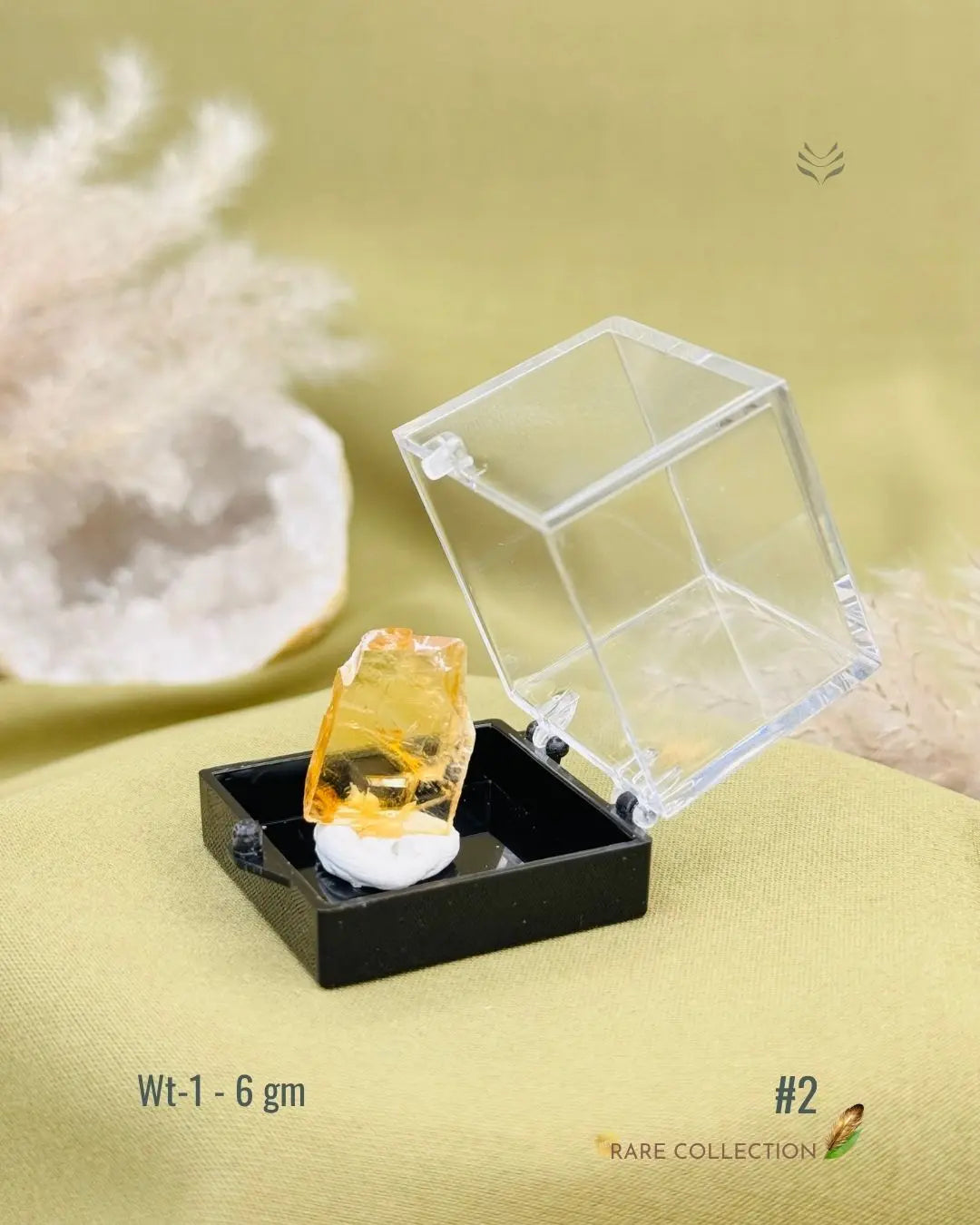 Lightcoded Mini Magick Yellow Amber Calcite 