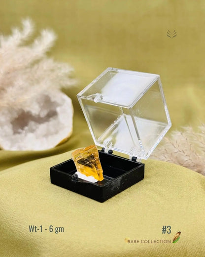 Lightcoded Mini Magick Yellow Amber Calcite 