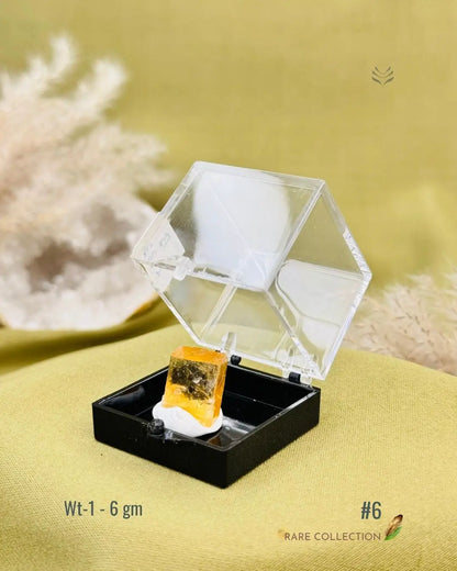 Lightcoded Mini Magick Yellow Amber Calcite 