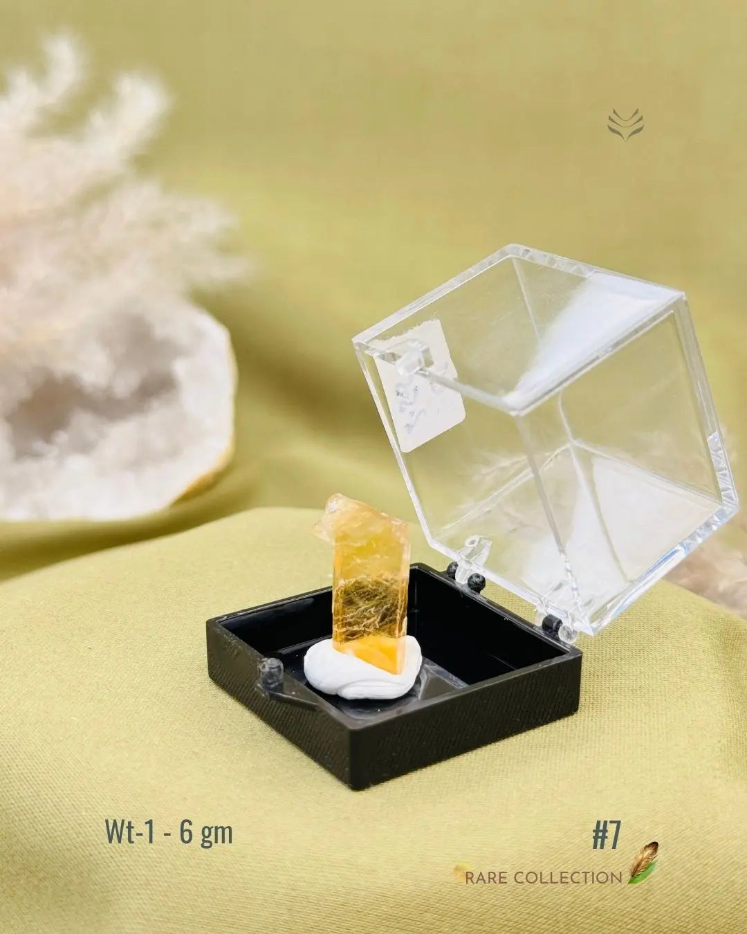 Lightcoded Mini Magick Yellow Amber Calcite 