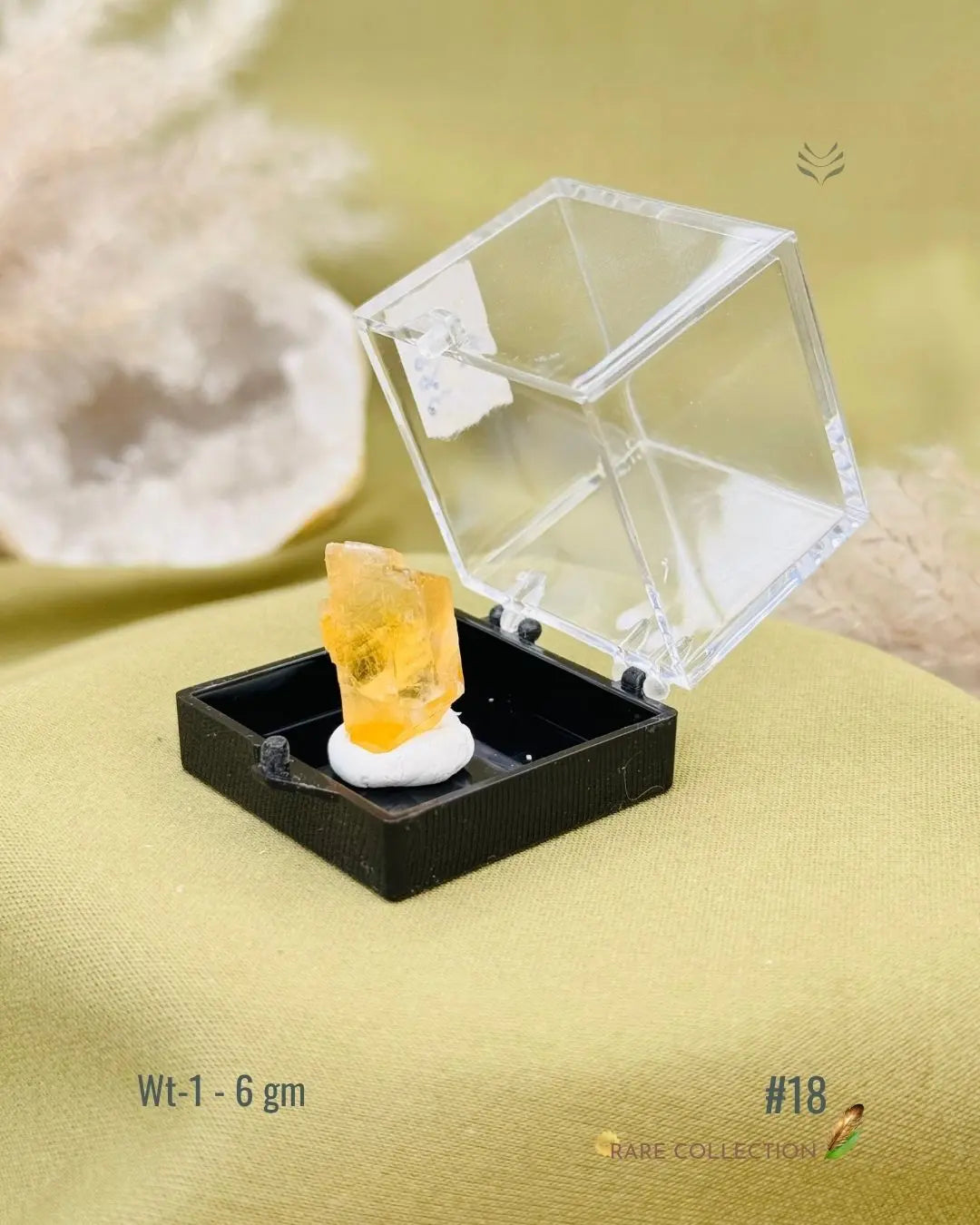 Lightcoded Mini Magick Yellow Amber Calcite 