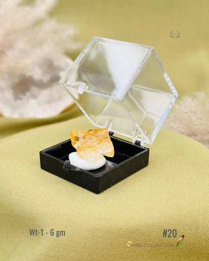 Lightcoded Mini Magick Yellow Amber Calcite 