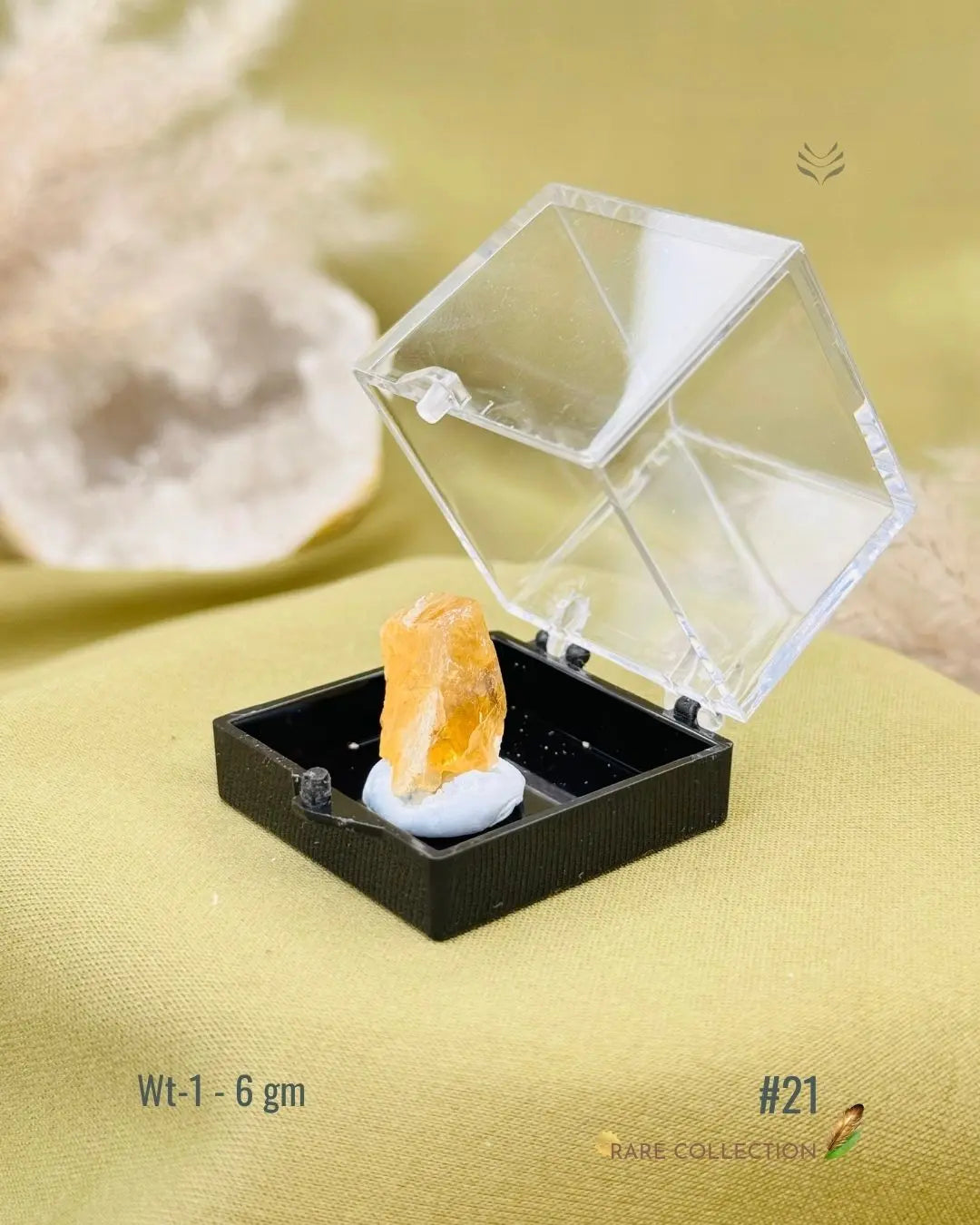 Lightcoded Mini Magick Yellow Amber Calcite 