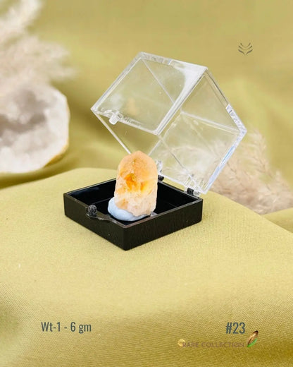 Lightcoded Mini Magick Yellow Amber Calcite 