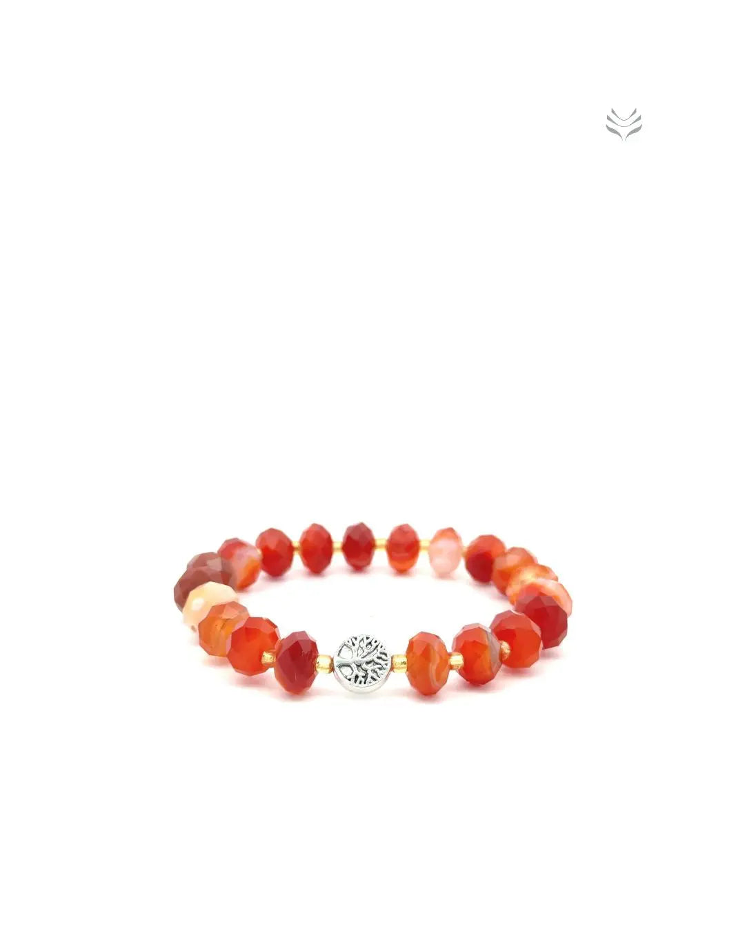 Lightcoded Multiply Abundance Carnelian Bracelet 