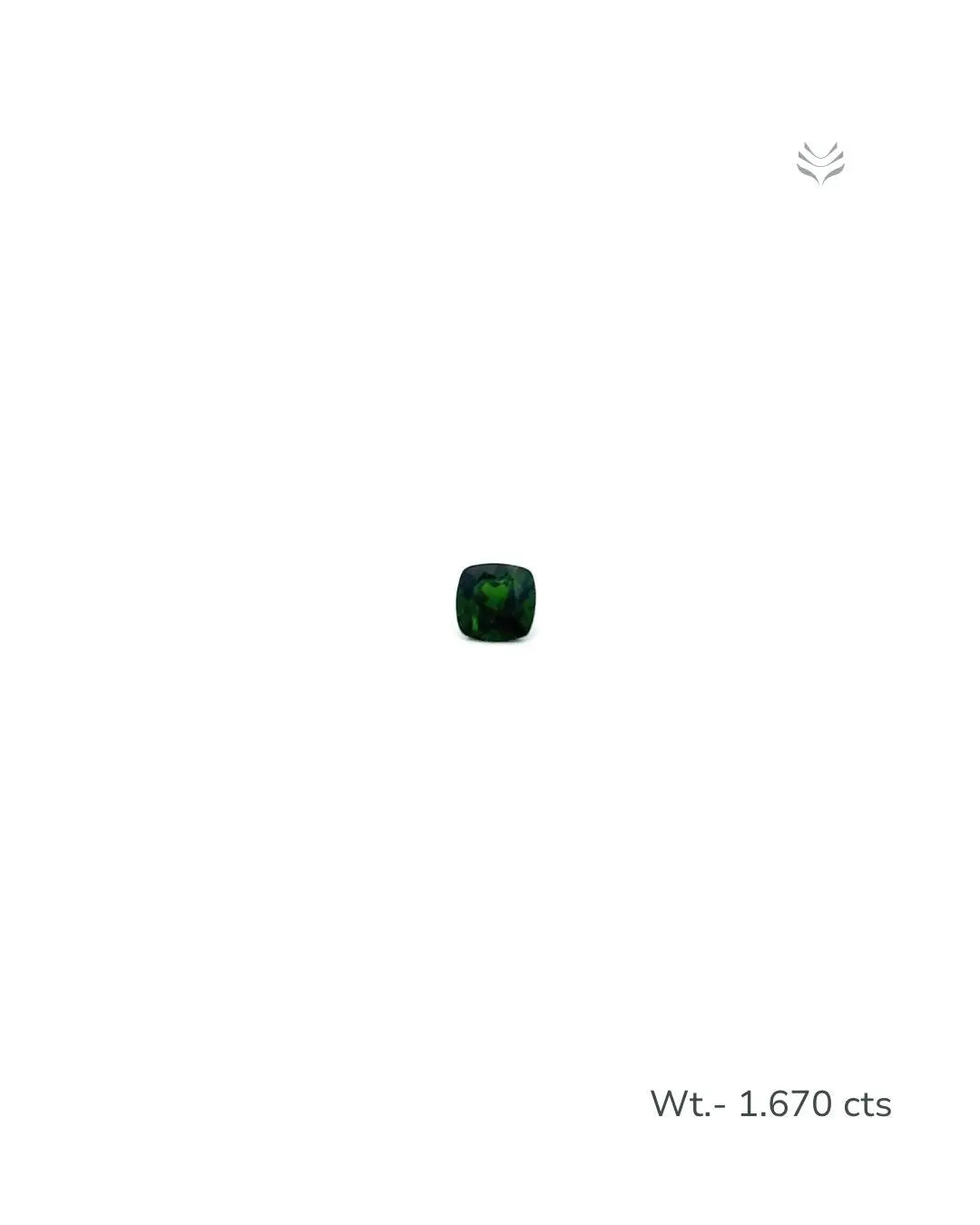 Lightcoded Natural Diopside - 1.670 Ct 