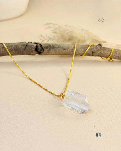 Lightcoded Point of Success – Clear Quartz Pendant 