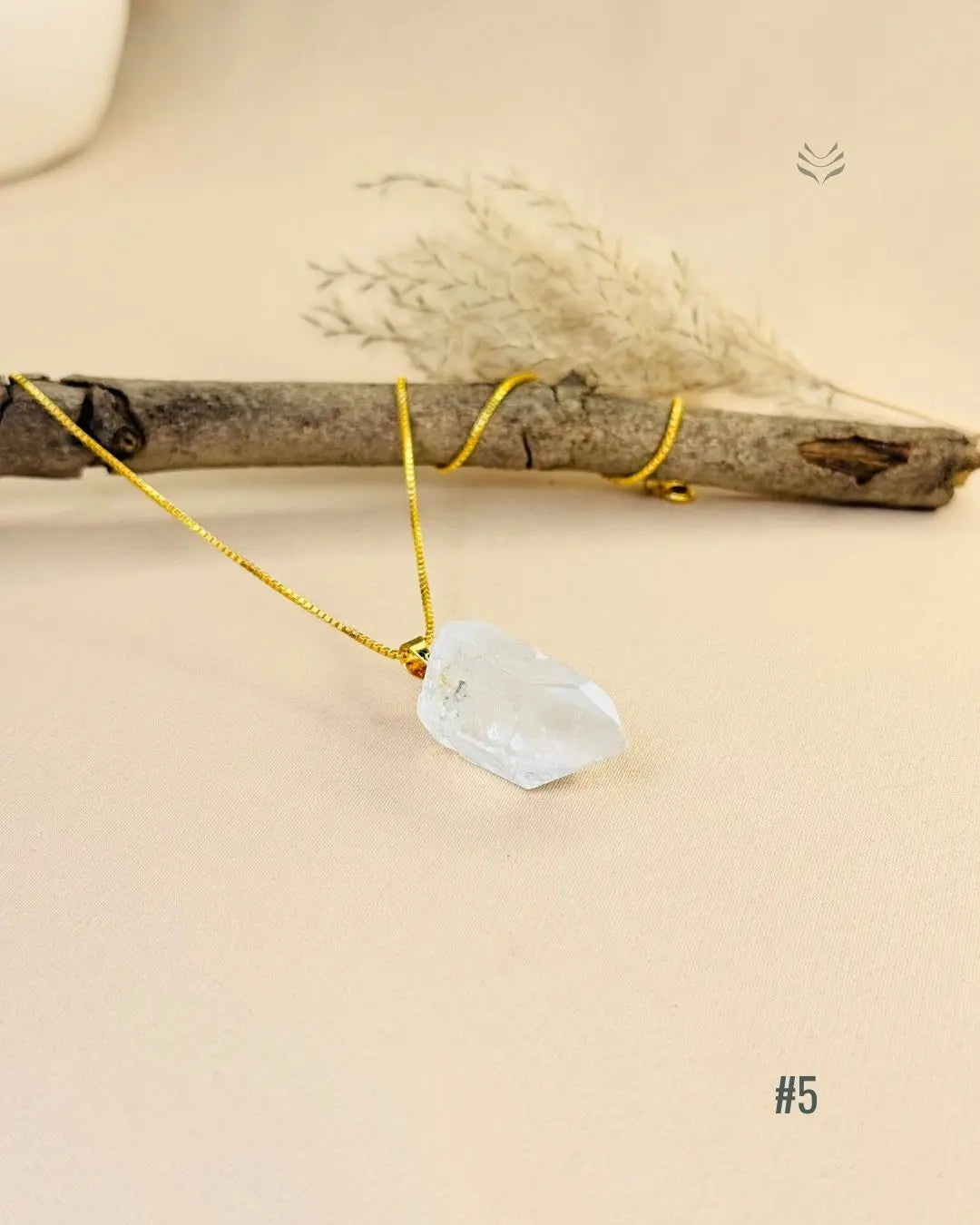 Lightcoded Point of Success – Clear Quartz Pendant 