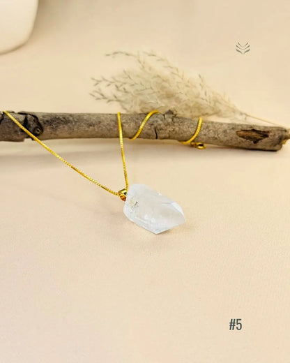 Lightcoded Point of Success – Clear Quartz Pendant 