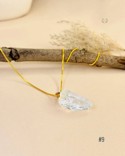 Lightcoded Point of Success – Clear Quartz Pendant 