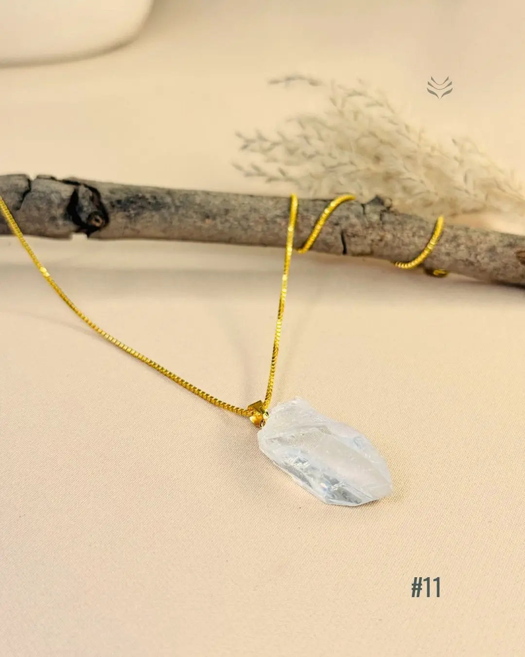 Lightcoded Point of Success – Clear Quartz Pendant 